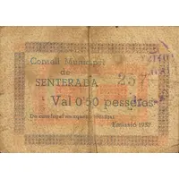 0.50 Pesetas Senterada
