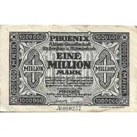 1 000 000 Mark Phoenix Aktien-Gesellschaft für Bergbau und Hüttenbetrieb