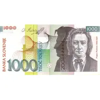 1000 Tolarjev European Union Entry