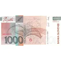 1000 Tolarjev European Union Entry