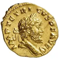 Aureus - Tetricus I Bust right, VICTORIA