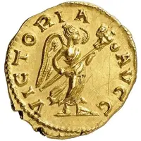 Aureus - Tetricus I Bust right, VICTORIA