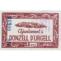 25 Céntimos Donzell d'Urgell