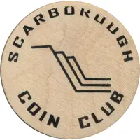 Wooden Token - Scarborough Coin Club Ontario