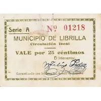 25 Céntimos Librilla