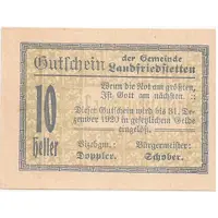 10 Heller Landfriedstetten