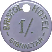 1 Shilling Bristol Hotel, Gibraltar