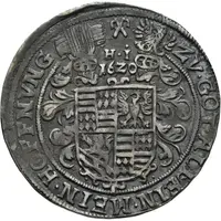 1/4 Thaler - Volrat VI, Wolfgang III and John George II Spruchtaler
