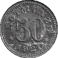 50 Pfennig - Schauenstein H. Heye Glasfabrik