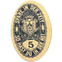 5 Pfennig Bezirkssparkasse