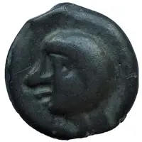 Potin with bald head