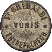 2 Francs - Grimaldi Entrepeneur - Tunis