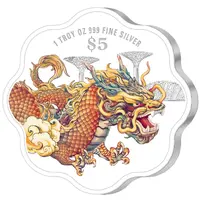5 Dollars Year of the Dragon