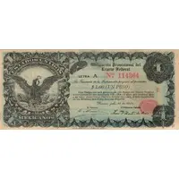 1 Peso Obligación Provisional del Erario Federal