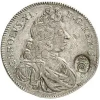 4 Mark - Carl XII Countermark, type 1