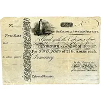 2 Joes of 22 Guilders Each