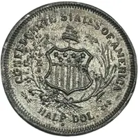 1/2 Dollar - The Confederate States of America