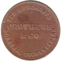 1/2 Penny - Crothers & Co Stawell
