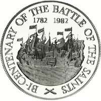 10 Dollars - Elizabeth II Battle of the Saints, Silver Proof Issue