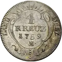 4 Kreuzers - Christian IV