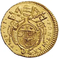 1/2 Zecchino - Pius VI