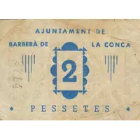 2 Pesetas Barberà de la Conca
