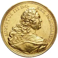 Medal nagrodowy - August III Sas Drezno