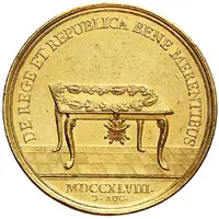 Medal nagrodowy - August III Sas Drezno