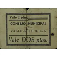 2 Pesetas Valle de la Serena