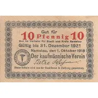 10 Pfennig Kaufmännischer Verein