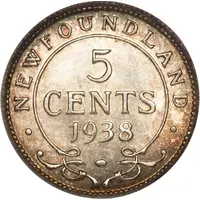 5 Cents - George VI