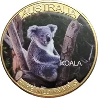 Medal - Koala Australia - Rare Wild Animals