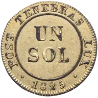 1 Sol gold plated