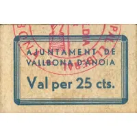 25 Céntimos Vallbona d'Anoia
