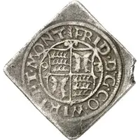 2 Kreuzers - Frederick I Klippe