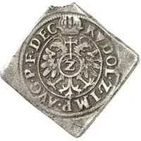 2 Kreuzers - Frederick I Klippe