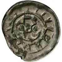 Denier - Otto III as emperor, Milan mint
