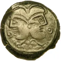 Bronze with janiform head Class II