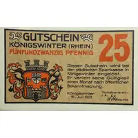 25 Pfennig Verkehrsverein