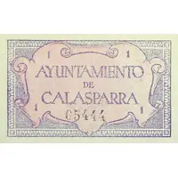 1 Peseta Calasparra