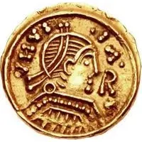 1 Tremissis Torso with ten sections, with R