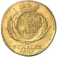 5 Thalers - Frederick August III