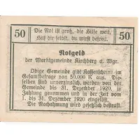 50 Heller Kirchberg am Wagram