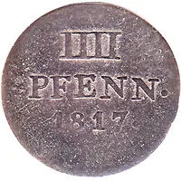 4 Pfennig - George III