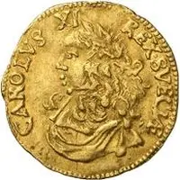 1 Ducat - Carl XI 3rd portrait