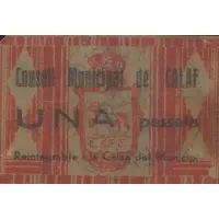 1 Peseta Calaf