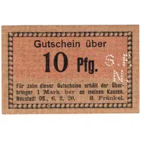 10 Pfennig S. Fränkel