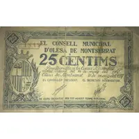 25 Céntimos Olesa de Montserrat