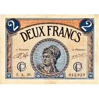 2 Francs - Chambre de Commerce de Paris 75