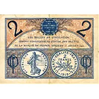 2 Francs - Chambre de Commerce de Paris 75